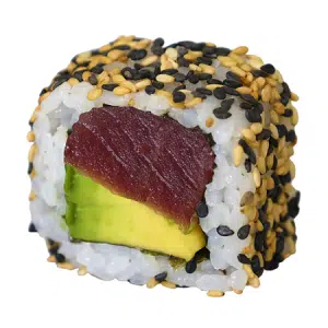 Lucky Tuna x Sesamseeds<img src="//cdn.sitedish.nl/nieuw_design/img/allergies/Egg.svg" alt="Ei" data-toggle="tooltip" data-placement="bottom" title="" data-original-title="Ei"> <img src="//cdn.sitedish.nl/nieuw_design/img/allergies/Milk.svg" alt="Melk" data-toggle="tooltip" data-placement="bottom" title="" data-original-title="Melk"> <img src="//cdn.sitedish.nl/nieuw_design/img/allergies/Sesame.svg" alt="Sesam" data-toggle="tooltip" data-placement="bottom" title="" data-original-title="Sesam"> <img src="//cdn.sitedish.nl/nieuw_design/img/allergies/Fish.svg" alt="Vis" data-toggle="tooltip" data-placement="bottom" title="" data-original-title="Vis"> 
