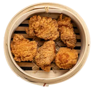 Japanese Fried Chicken<img src="//cdn.sitedish.nl/nieuw_design/img/allergies/Pepper-1.svg" alt="Mild" data-toggle="tooltip" data-placement="bottom" title="" data-original-title="Mild"> <img src="//cdn.sitedish.nl/nieuw_design/img/allergies/Egg.svg" alt="Ei" data-toggle="tooltip" data-placement="bottom" title="" data-original-title="Ei"> <img src="//cdn.sitedish.nl/nieuw_design/img/allergies/Wheat.svg" alt="Gluten" data-toggle="tooltip" data-placement="bottom" title="" data-original-title="Gluten"> 