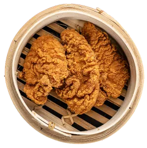 Crispy Chicken Strips<img src="//cdn.sitedish.nl/nieuw_design/img/allergies/Pepper-1.svg" alt="Mild" data-toggle="tooltip" data-placement="bottom" title="" data-original-title="Mild"> <img src="//cdn.sitedish.nl/nieuw_design/img/allergies/Egg.svg" alt="Ei" data-toggle="tooltip" data-placement="bottom" title="" data-original-title="Ei"> <img src="//cdn.sitedish.nl/nieuw_design/img/allergies/Wheat.svg" alt="Gluten" data-toggle="tooltip" data-placement="bottom" title="" data-original-title="Gluten"> 