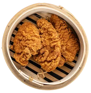 Vega Chicken Tenders<img src="//cdn.sitedish.nl/nieuw_design/img/allergies/Pepper-1.svg" alt="Mild" data-toggle="tooltip" data-placement="bottom" title="" data-original-title="Mild"> <img src="//cdn.sitedish.nl/nieuw_design/img/allergies/Wheat.svg" alt="Gluten" data-toggle="tooltip" data-placement="bottom" title="" data-original-title="Gluten"> 
