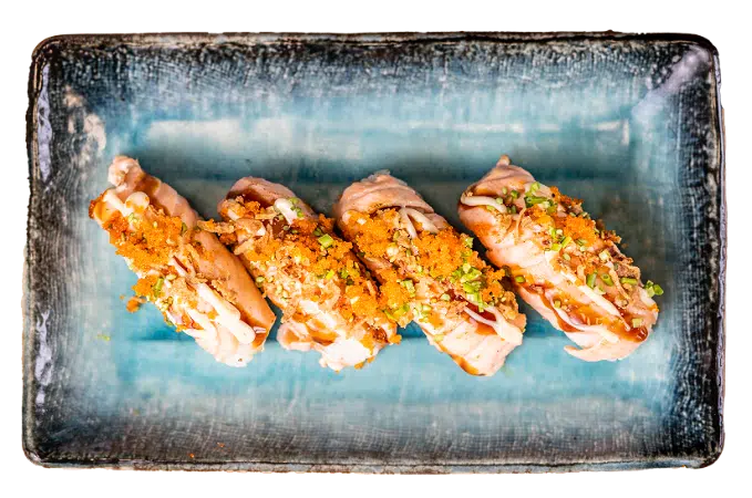 Geflambeerde Zalm Nigir