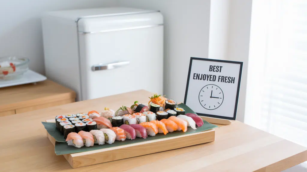 hoelang sushi bewaren?