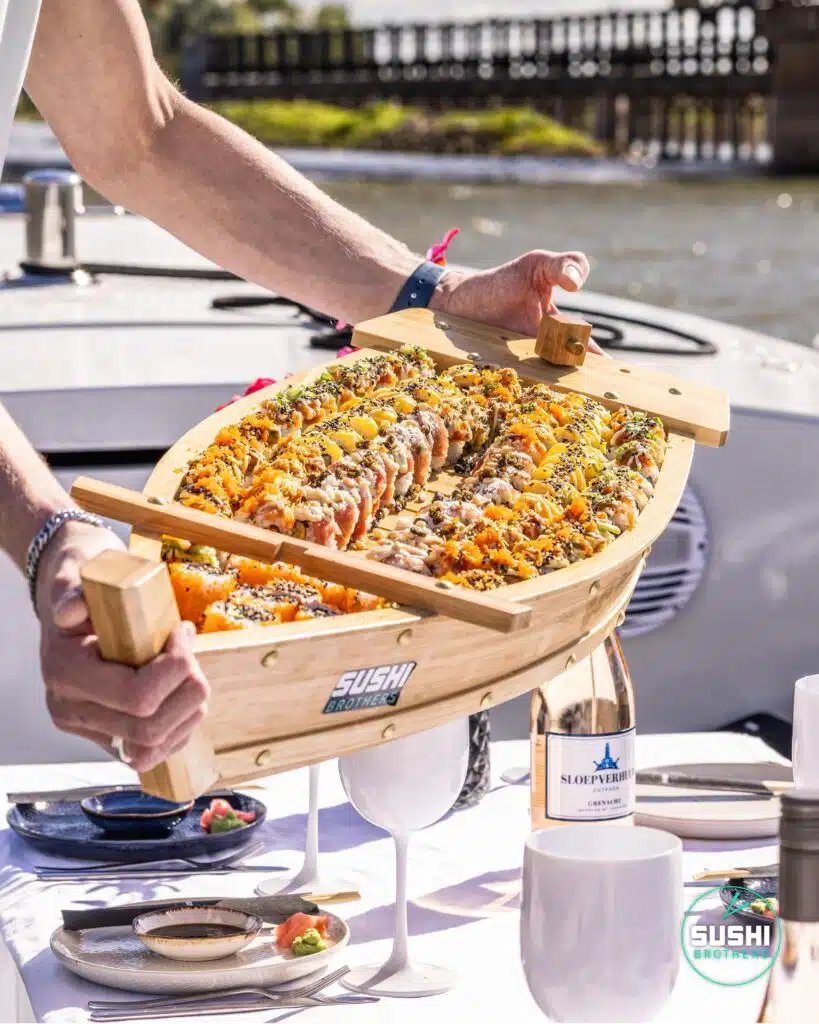 sloepverhuur zutphen sushi boot