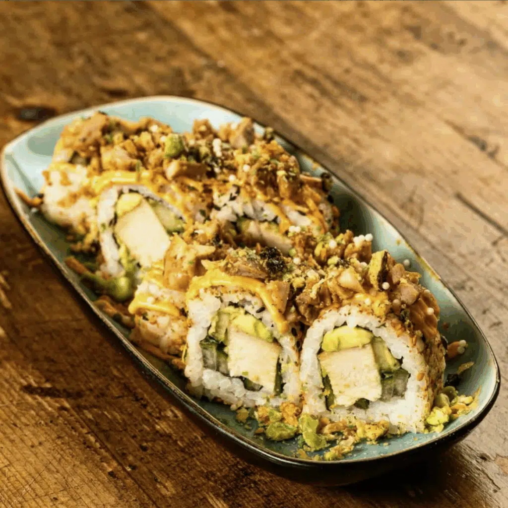 Vernieuwd recept: Spicy Wasabi Chicken Rol Sushi Brothers | Officiële Website Onze Spicy Chicken Roll is vernieuwd!